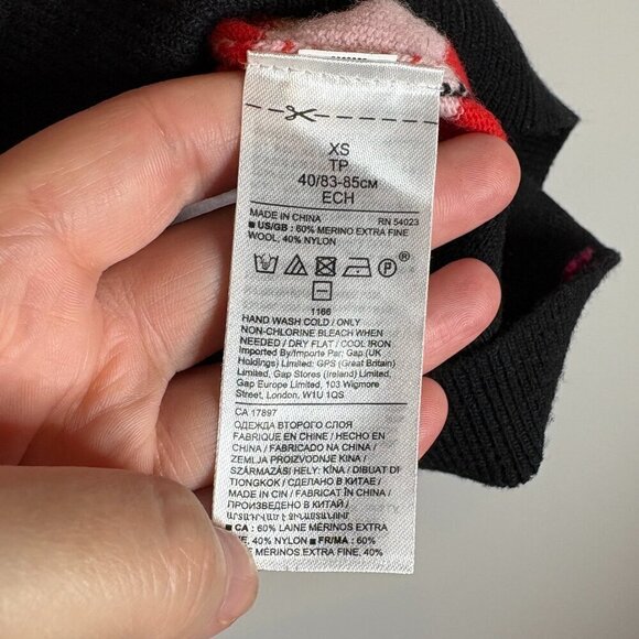 Banana Republic striped merino wool blend sweater - Picture 4 of 5